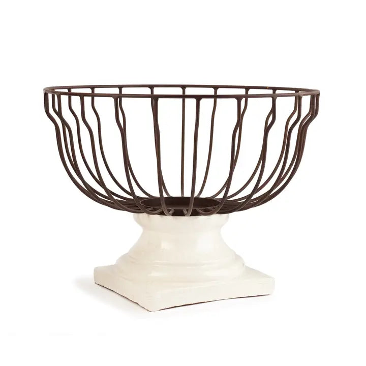 Metal Wire Footed Bowl