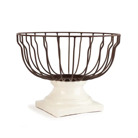 Metal Wire Footed Bowl