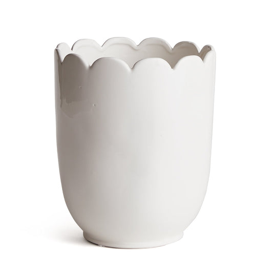 Scalloped Edge Cachepot