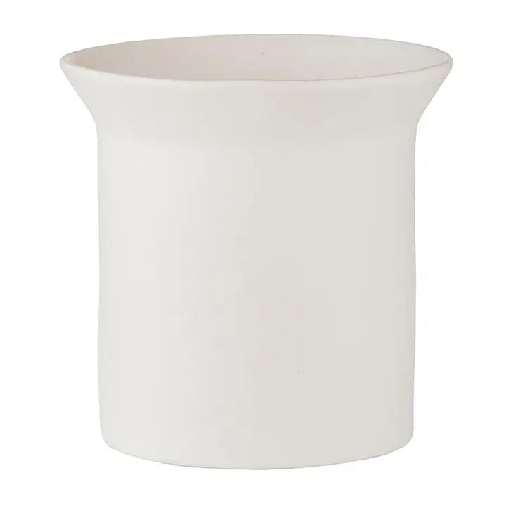 White Ceramic Cachepot