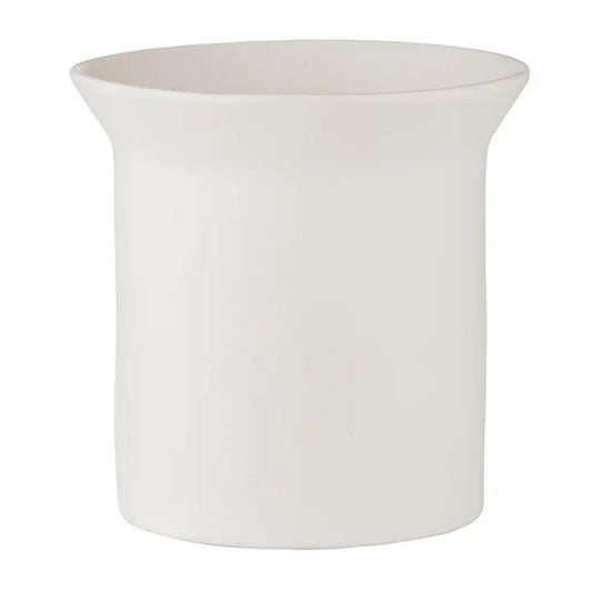 White Ceramic Cachepot