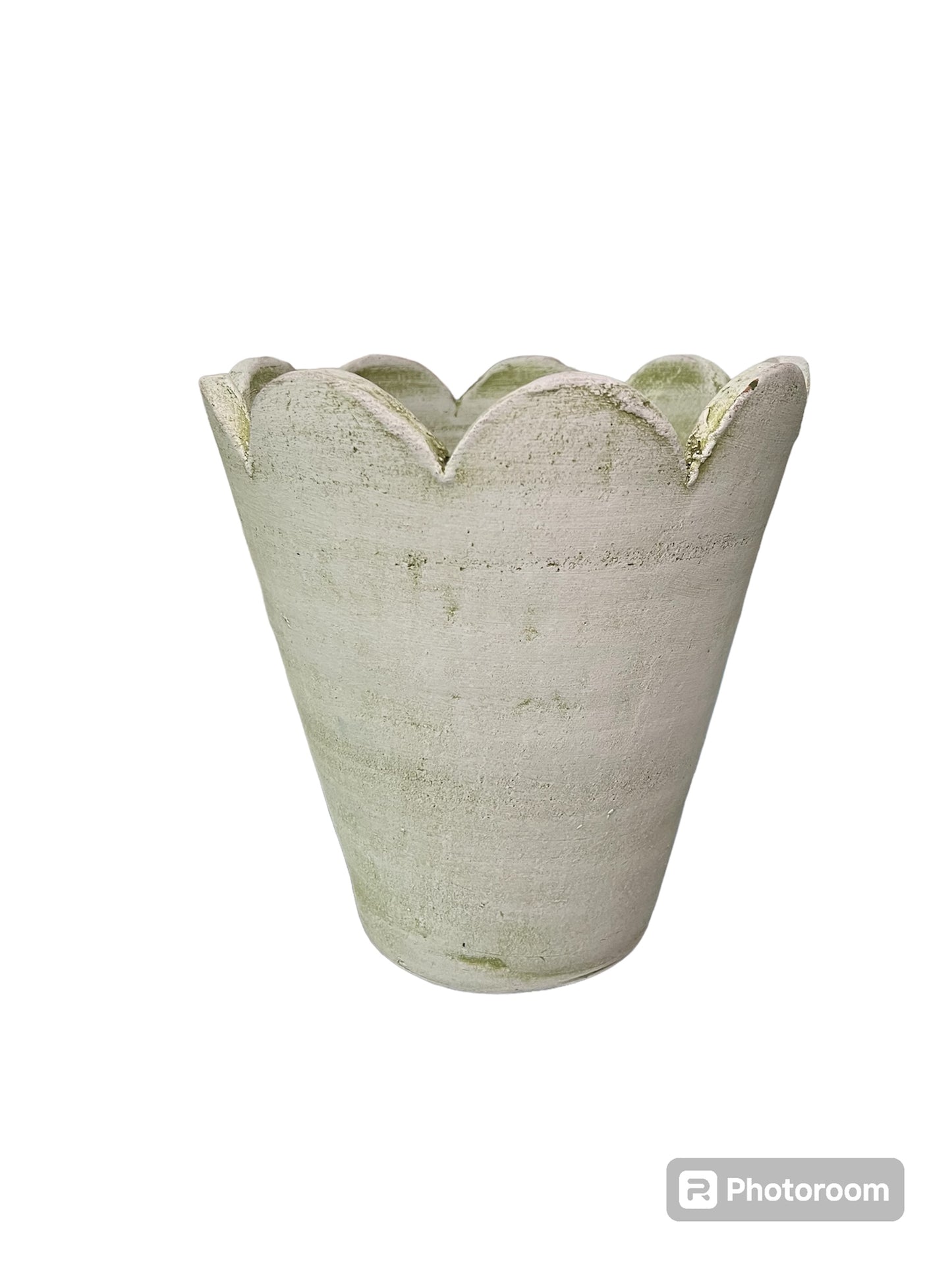 Botanical Surrey Pot Large - Verde White