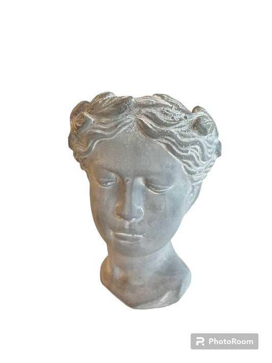 Lady Head Planter or Vase